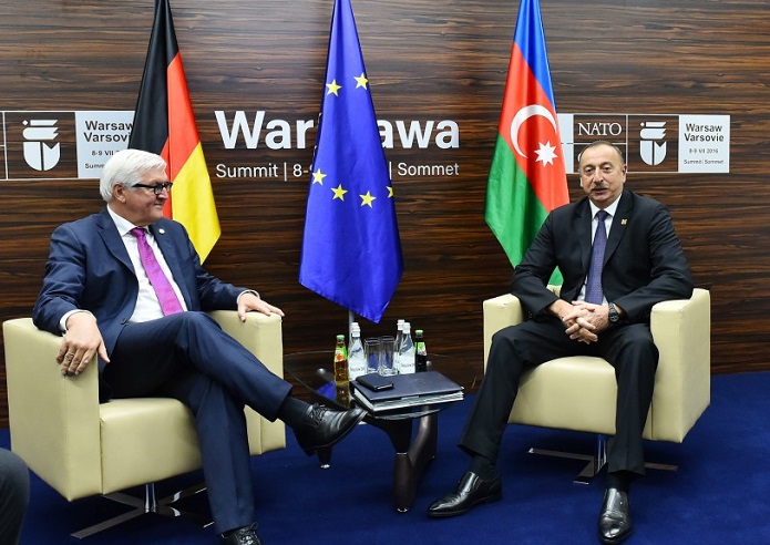 Le président Ilham Aliyev rencontre Frank-Walter Steinmeier